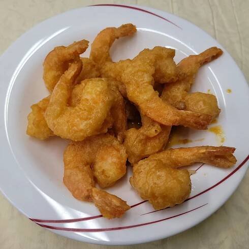 Salted Egg Yolk Prawns