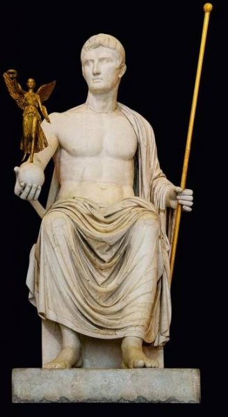 Feidiova gigantická socha Dia se sice ztratila v propadlišti dějin, ale její archetyp představující božství a majestátnost přetrval v politických portrétech navěky. Jedním z prvních příkladů je tato mramorová socha císaře Augusta z 1. století n. l. v roli Jupitera a z Feidiova vzoru vychází například i socha Abrahama Lincolna ve Washingtonu.
