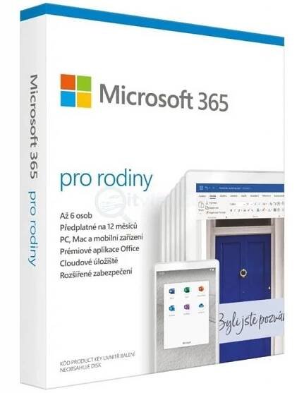 Microsoft 365 pro rodiny CZ - ESD - elektronická verze