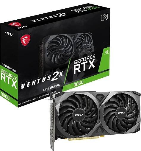 MSI GeForce RTX 3060 VENTUS 2X 8G OC (RTX 3060 VENTUS 2X 8G OC)