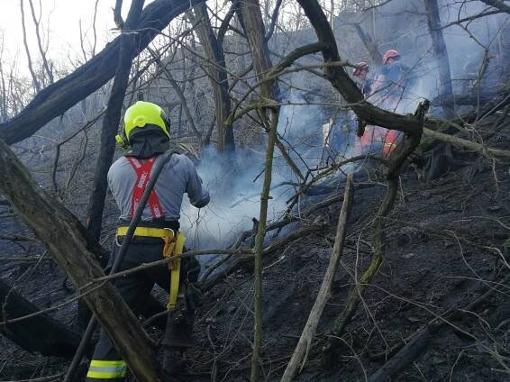 Jednotky z třetího stupně požárního poplachu likvidovaly požár mezi Libčicemi nad Vltavou a Velkými Přílepy | POŽÁRY.cz