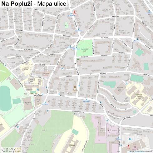 Na Popluží - mapy | Kurzy.cz