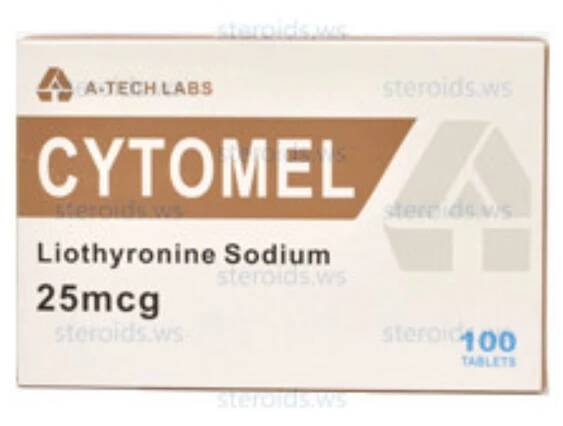 CYTOMEL (T3 Cytomel) - 25 mcg/tab - 100 tabs - A-Tech Labs