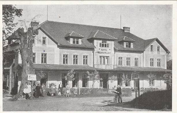 HOTEL HUKVALDY  - Pohlednice místopis