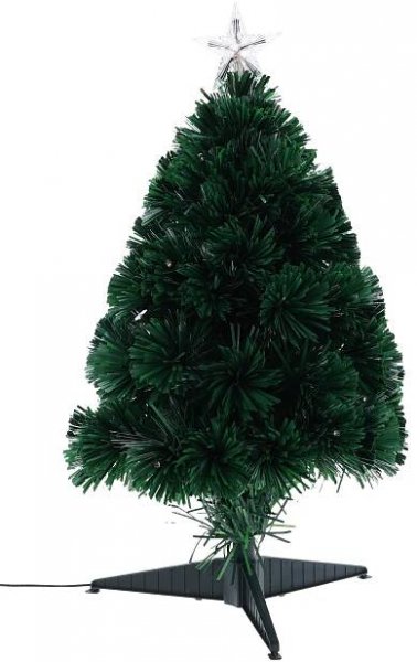 Dekorativní stromek s optickými vlákny, 60 cm