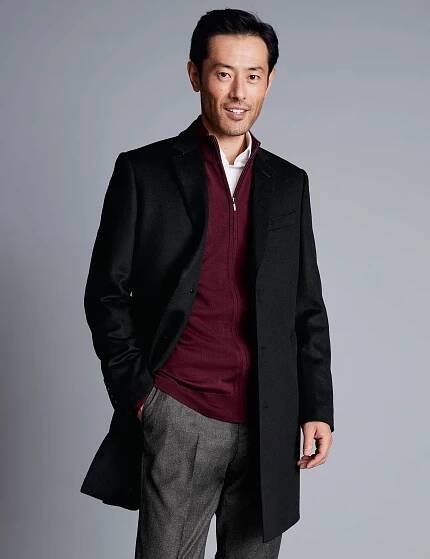 Pure Wool Overcoat