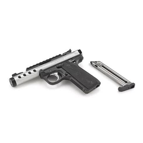 Pistole samonabíjecí Ruger Mark IV 22/45 Lite stříbrná .22LR | army shop alfatactical.cz