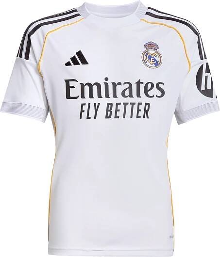 Dětský domácí dres s krátkým rukávem adidas Real Madrid 2025/26