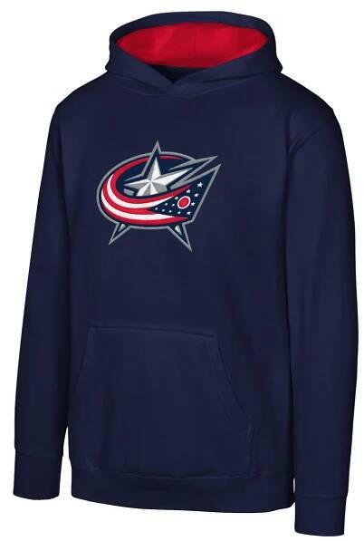 Dětská Mikina Columbus Blue Jackets Prime Po Flc Hood -Home