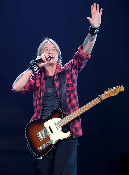 Keith Urban performs onstage at the 2024 iHeartRadio Music Festival 