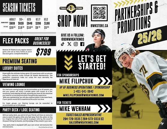 Sponsorship Contacts - Brandon Wheat Kings