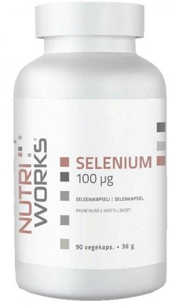 NutriWorks Selenium 100μg - 90 kapslí