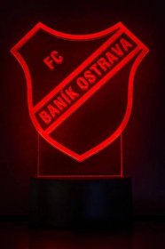 FC Baník Ostrava - LED Lampička