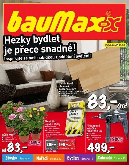 Baumax leták