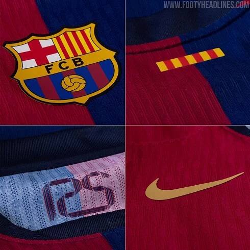 FC Barcelona 24-25 Home Kit Released