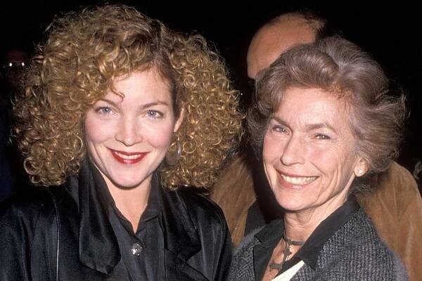 Actress Amy Irving and mother Priscilla Pointer attend the "Mystery of the Rose Bouquet" Opening Night Play Performance on November 16, 1989 at the Mark Taper Forum, Music Center in Los Angeles, California.