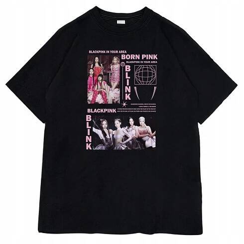 Tričko Blackpink K-pop tričko 146 152 pink venom