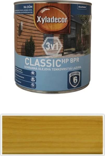 XYLADECOR Classic HP BPR 3v1 - ochranná olejová tenkovrstvá lazura na dřevo 2.5 l Cedr - levne-drevo-barvy-vruty