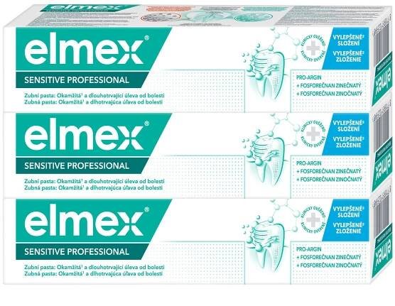 Fotografie Elmex Zubní pasta Sensitive Professional 3 x 75 ml Elmex A46:165611