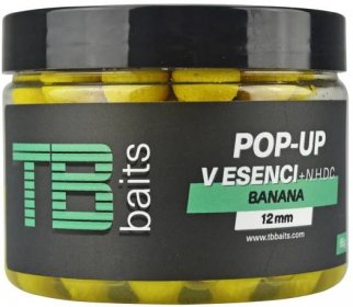 Tb baits plovoucí boilie pop-up banana + nhdc 65 g-12 mm