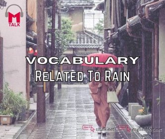 VOCABULARY RELATED TO RAIN