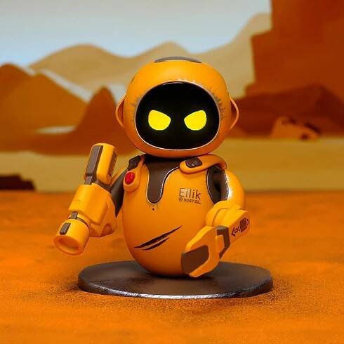 Eilik Robot Emoční Interakce Chytrý Společník Mazlíček Robot Elektronická Kreativní Studie Stolní Společník Vánoce Přizpůsobit Hračka