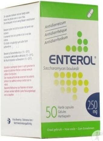 ENTEROL POR 250MG CPS DUR 50