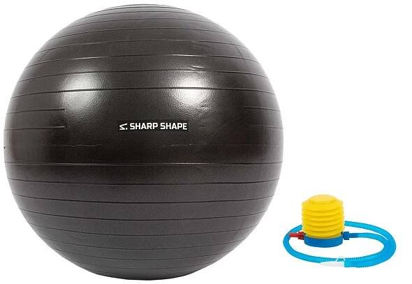 Gymnastický míč Sharp Shape 55 cm černý