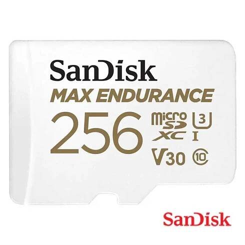 SanDisk MAX ENDURANCE microSDHC Card s adaptérem 256 GB