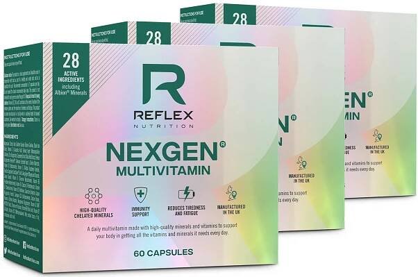 Reflex Nexgen Multivitamín 3 x 60 kapslí