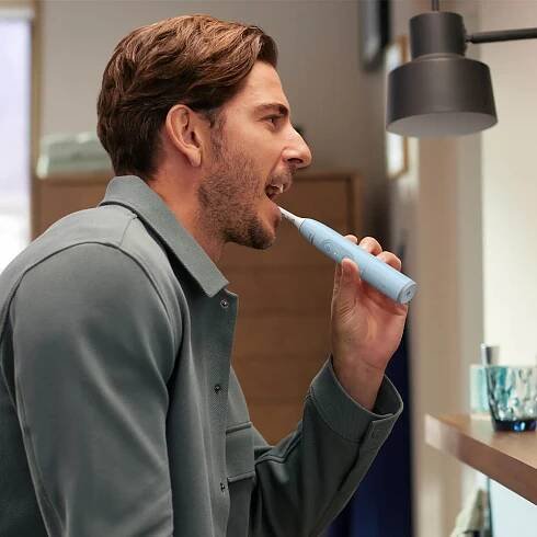 Philips Sonicare 6100 HX7406/01 sonický zubní kartáček světle modrý