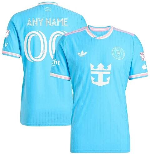  Inter Miami CF adidas Originals 2025 Third Authentic Custom Jersey - Blue