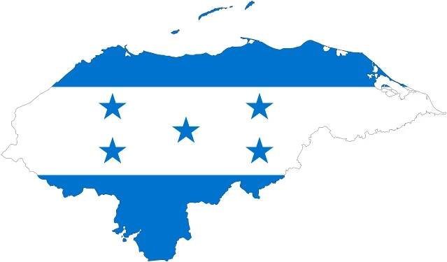 Honduras | Mapy | Vektorový obrázek, klipart, ke stažení zdarma