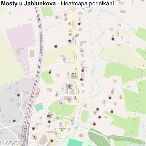 Mosty u Jablunkova - mapy | Kurzy.cz