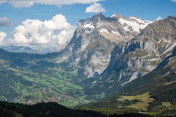 Wetterhorn Over Grindelwald