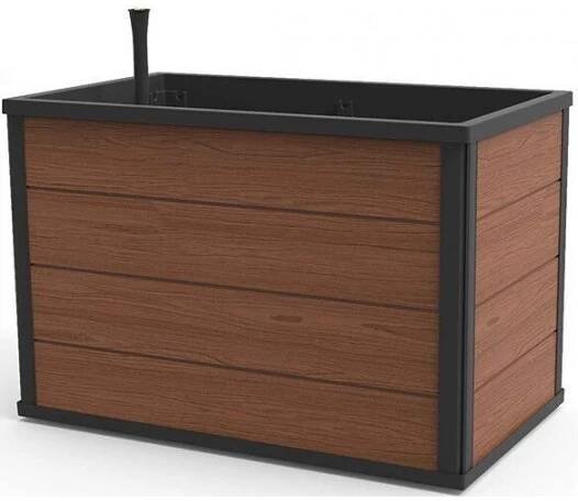 KETER Květináč Maple Mobile Urban Garden Bed 88L, hnědý