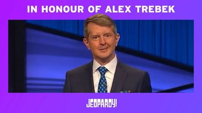 Ken Jennings Honors Alex Trebek In His First Episode as Guest Host