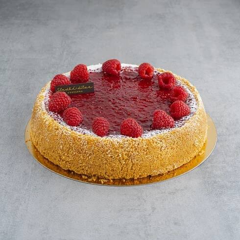Malinový cheesecake