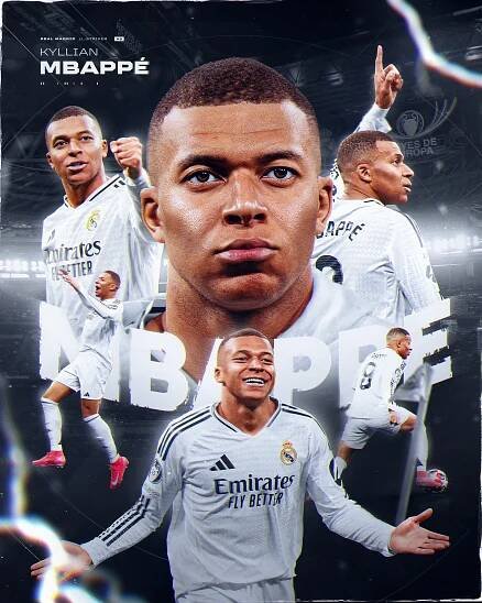 mbappe Real Madrid champions league football Sports Design soccer sports la liga Premier League French