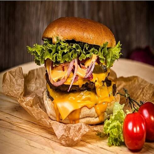 300g masa 2. Double Burger