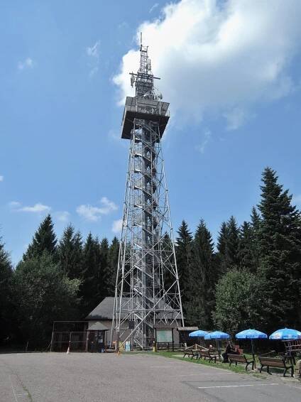 Rozhledna Andrlův chlum — Stříbrná krasavice