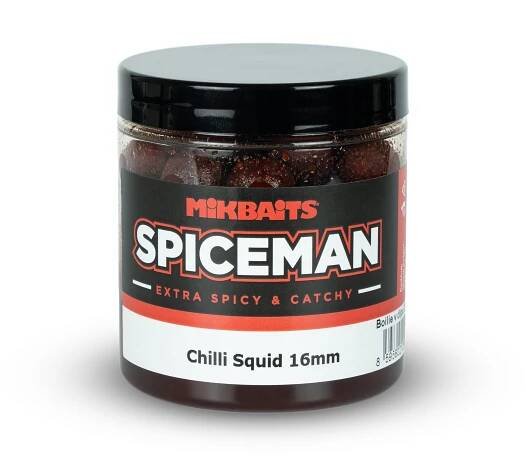 Mikbaits Spiceman boilie v dipu 250ml Chilli Squid