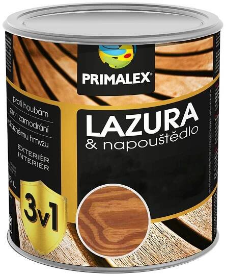 Primalex Impregnační lazura s napouštědlem pinie středozemní; matná; 750 ml