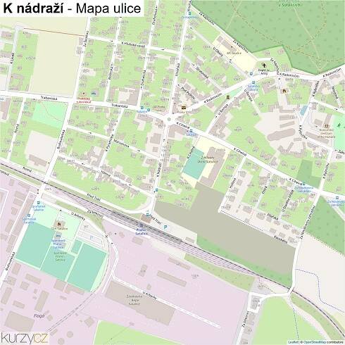 K nádraží - mapy | Kurzy.cz