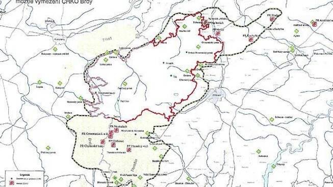 Obraz Brd připomíná na mapě slona. Nejprve sami vyhlásíme přírodní park v „chobotu“ – a pak budeme dále jednat i o „hlavě“ a „těle“, ukazuje hejtman David Rath