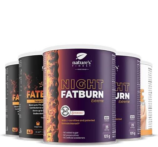 2x Night FatBurn, 2x D-FatBurner + Coffee Scrub DÁREK
