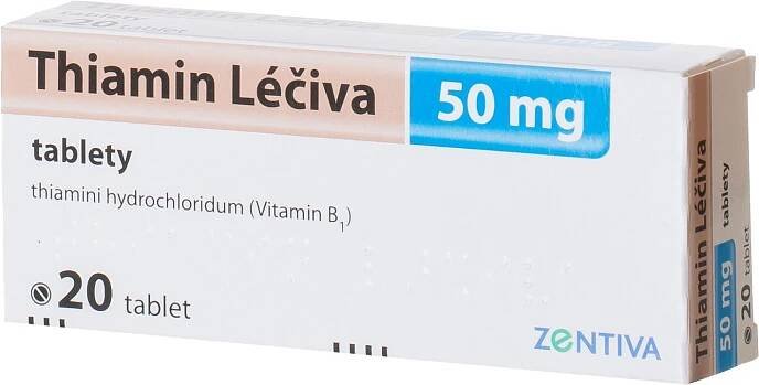 Thiamin Léčiva 50 mg 20 tablet