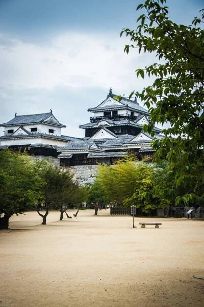 Matsuyama Castle in Ehime Prefecture, Japan