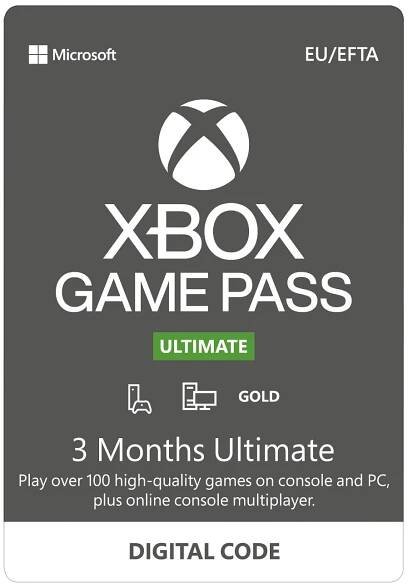 ESD XBOX - Game Pass Ultimate - předplatné na 3 měsíce