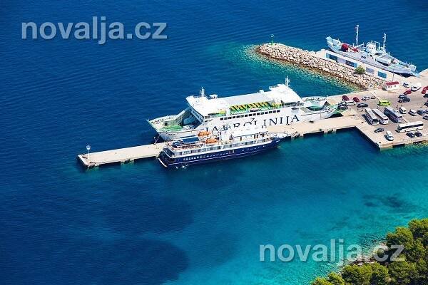 Trajekty Chorvatsko, trajekt Pag, Hvar, Brač | NOVALJA